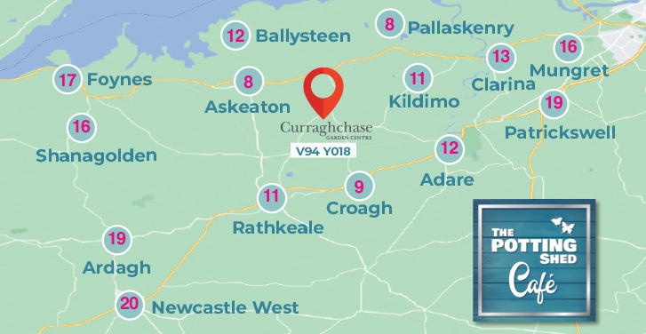 Curraghchase Garden Centre | Driving distances For Work Lunches