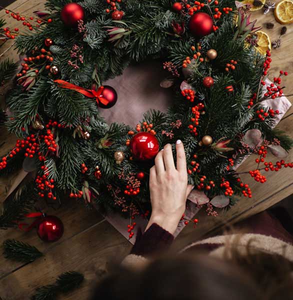 Curraghchase Garden Centre | Family Events in Limerick | Christmas wreath Making classes Limerick